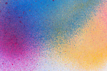 カラフルなスプレー塗料で塗った背景