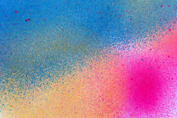 カラフルなスプレー塗料で塗った背景