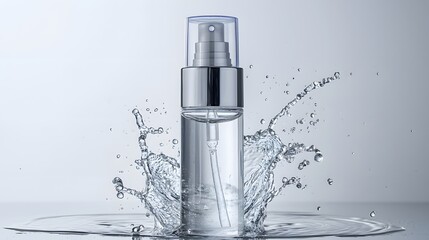 Refreshing Water Spray Bottle with Splash Clean Cosmetic Product Hydrating Mist