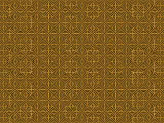  circles and square pattern line art stars in gold and brown
