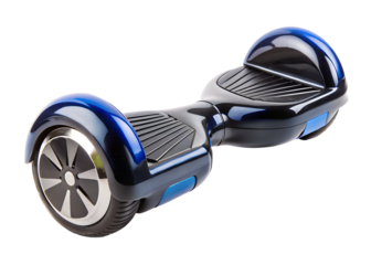 black and blue hover board clipart image on transparent background