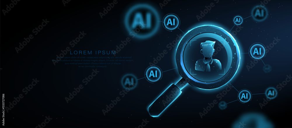 Aufkleber ai-powered digital recruitment and identity verification