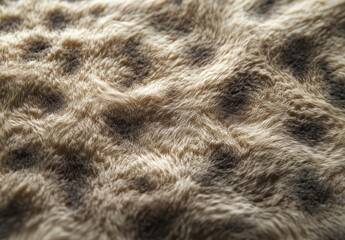 Detailed Close-Up of Soft and Textured Animal Fur with Natural Patterns and Colors Suitable for Fabric or Wildlife Concepts in Visual Art and Design