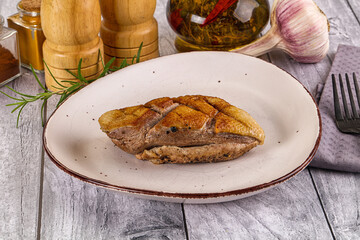 Delicous roasted duck breast fillet