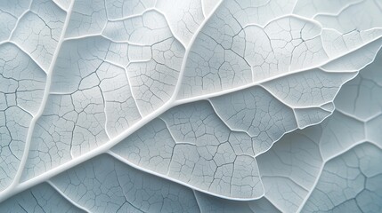 Fototapeta premium Intricate Leaf Veins: A Macro Photography Study of Nature's Delicate Design
