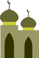 Cute Mosque Illustration