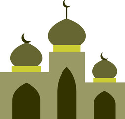 Cute Mosque Illustration