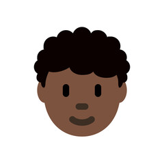 Man with Curly Hair

