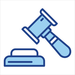 Auction Icon Single Vector Collection 