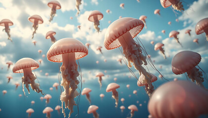 jellyfish in the water