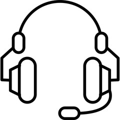 Obraz premium Headset Icon