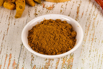 Indian cuisine - curry powder for culinary