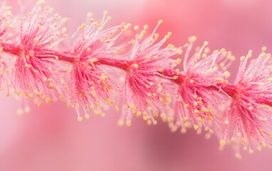 Fototapeta premium Closeup Pink Flower Blossom Macro Photography