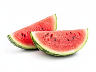 Watermelon slices placed next to fresh lettuce creating a refreshing combination of sweet and savory flavors for a light summer meal