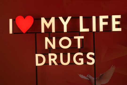 poster for anti-narcotics campaign