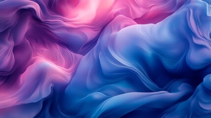 Obraz premium Vibrant Tapestry of Blue, Pink and Purple Swirls and Waves