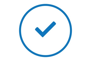 This minimalist checkmark icon clearly conveys approval or completion, making it ideal for design projects, bullet lists, or status indicators, ensuring clarity and simplicity in visual communication