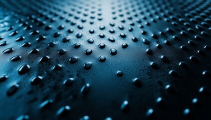Dark, textured surface with a repeating pattern of raised dots