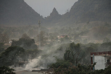 Burning Season in Vang Vieng, Laos