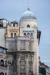 Historic Istanbul Architecture: A Blend of Styles in a Cityscape, Featuring Building, Dome, and Urban Charm, Reflecting History and Culture