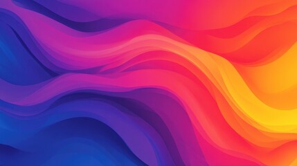 Vibrant Abstract Waves: A Symphony of Colors in Fluid Motion