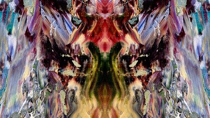 Abstract art background . Hand painting artwork on canvas .