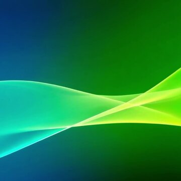 abstract green wave background