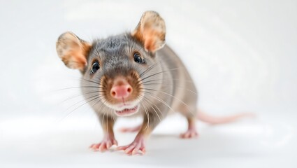 "Curious Mischief: A Playful Rat on the Prowl"