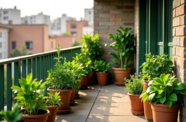 Naklejka premium garden with flowers