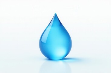 Obraz premium Pure water drop symbolizing ecology and sustainability concepts