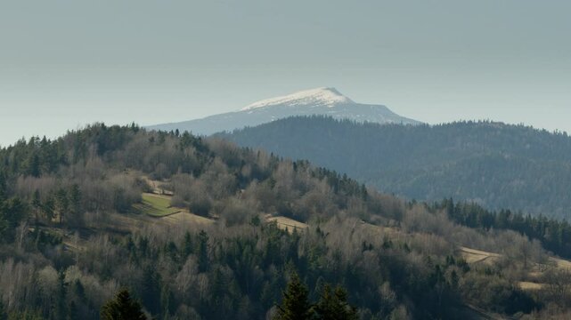 A perfect escape into nature&rsquo;s tranquility, where the wilderness meets serenity and adventure awaits. Babia G&oacute;ra it's a mountain in Poland near the longest village Zawoja.
