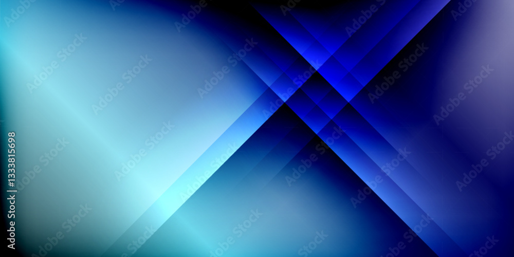 Poster dynamic shadow lines geometric shapes