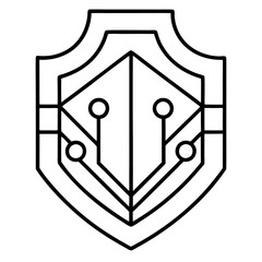 Modern Artificial Intelligence Symbols for Digital and Tech Projects
