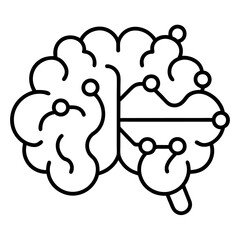 Modern Artificial Intelligence Symbols for Digital and Tech Projects
