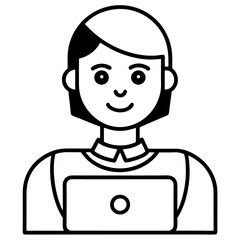 Modern Artificial Intelligence Symbols for Digital and Tech Projects
