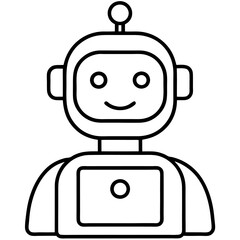 Modern Artificial Intelligence Symbols for Digital and Tech Projects
