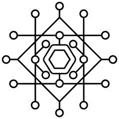 Modern Artificial Intelligence Symbols for Digital and Tech Projects
