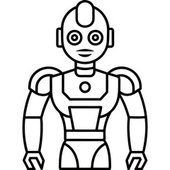 Modern Artificial Intelligence Symbols for Digital and Tech Projects
