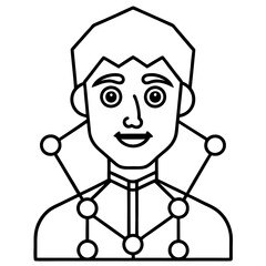 Modern Artificial Intelligence Symbols for Digital and Tech Projects
