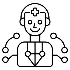 Modern Artificial Intelligence Symbols for Digital and Tech Projects
