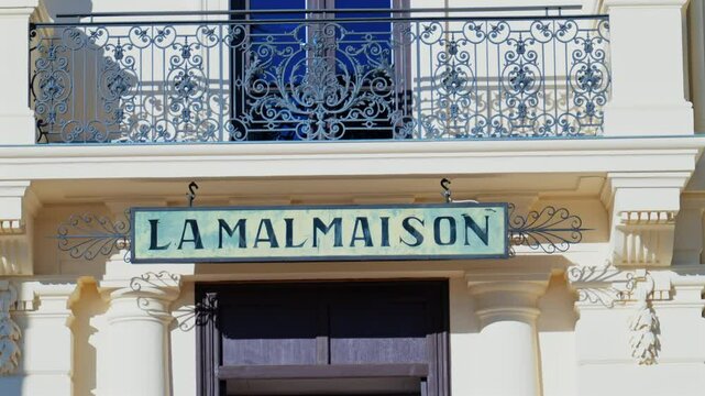 View of the entrance of the La Malmaison contemporary art centre