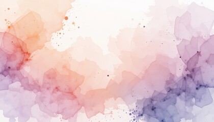 Obraz premium An Abstract Watercolor Effect Featuring Overlapping Brushstrokes in Pastel Tones for a Soft Artistic Background