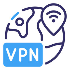 Secure Globe: A symbolic depiction of a world protected by a virtual private network, conveying the essence of internet security, data privacy, and worldwide connectivity. 