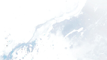 Watercolor background in white and gray painting with cloudy distressed texture and marbled grunge, soft fog or hazy lighting and light grey colors.