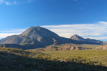 View of the Volcano Tres Vírgenes, Baja California Sur, Mexico