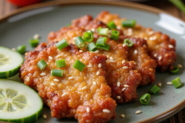 Fototapeta premium fried rice with chicken