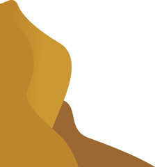 Gold Wave Curve Corner