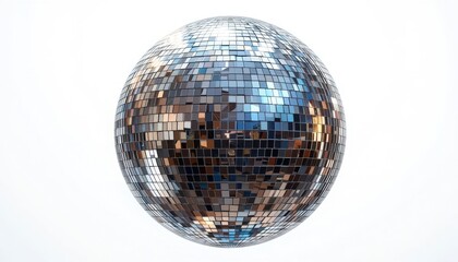 Shiny Disco Ball Suspended for Party Celebration or Dance Events