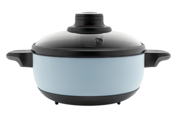 Electric multi cooker Isolated on transparent background