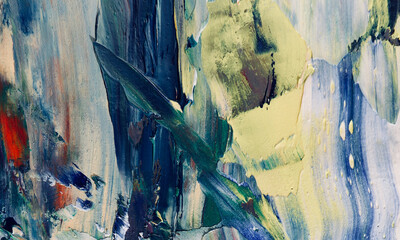 Abstract art background . Hand painting artwork on canvas .